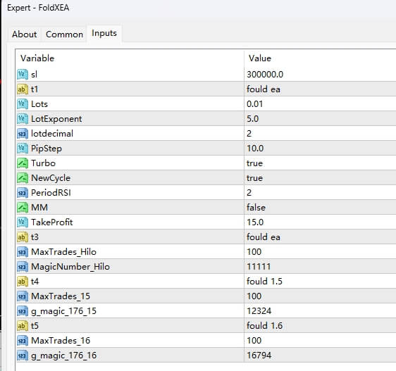 Fold XEA screenshot