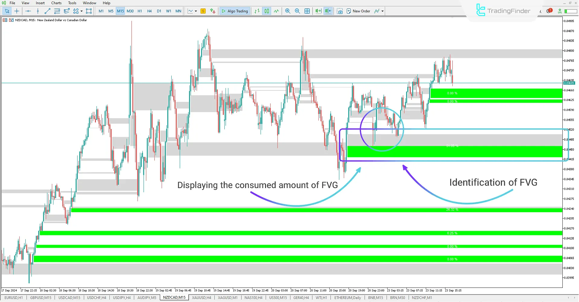 FVG and Void indicator download for ICT in MT5 - Free | Forex indicator download - MetaTrader 5 resources