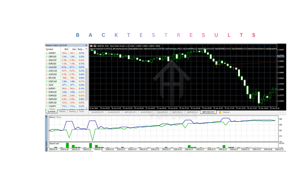 Rebate Finder EA V1.0 MT5 Rebate Finder EA V1.0 MT5